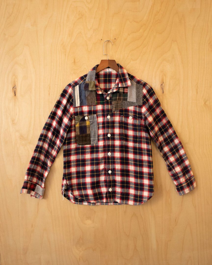 DH | Nenet Patchwork Flannel LS Shirt (Red, M)