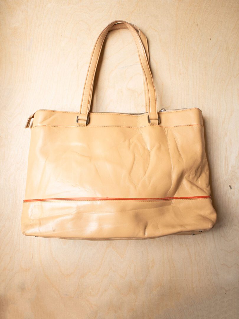 DH | Cream Leather Bag