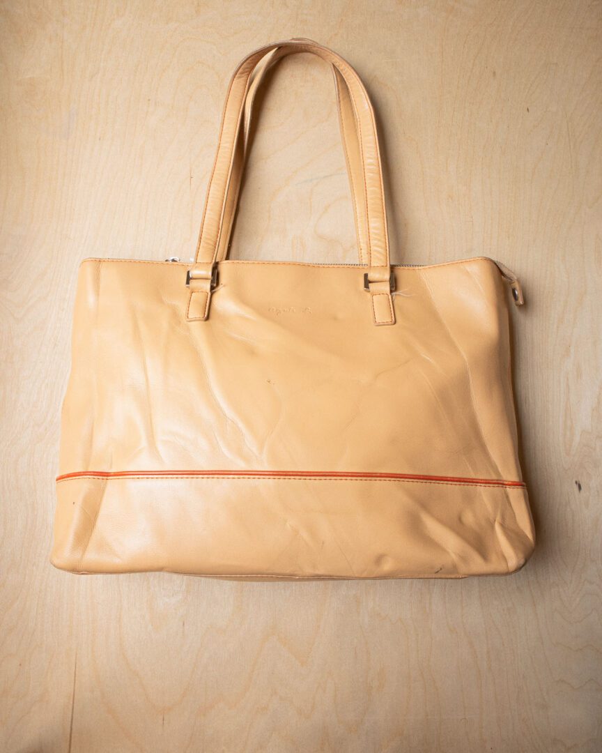 DH | Cream Leather Bag