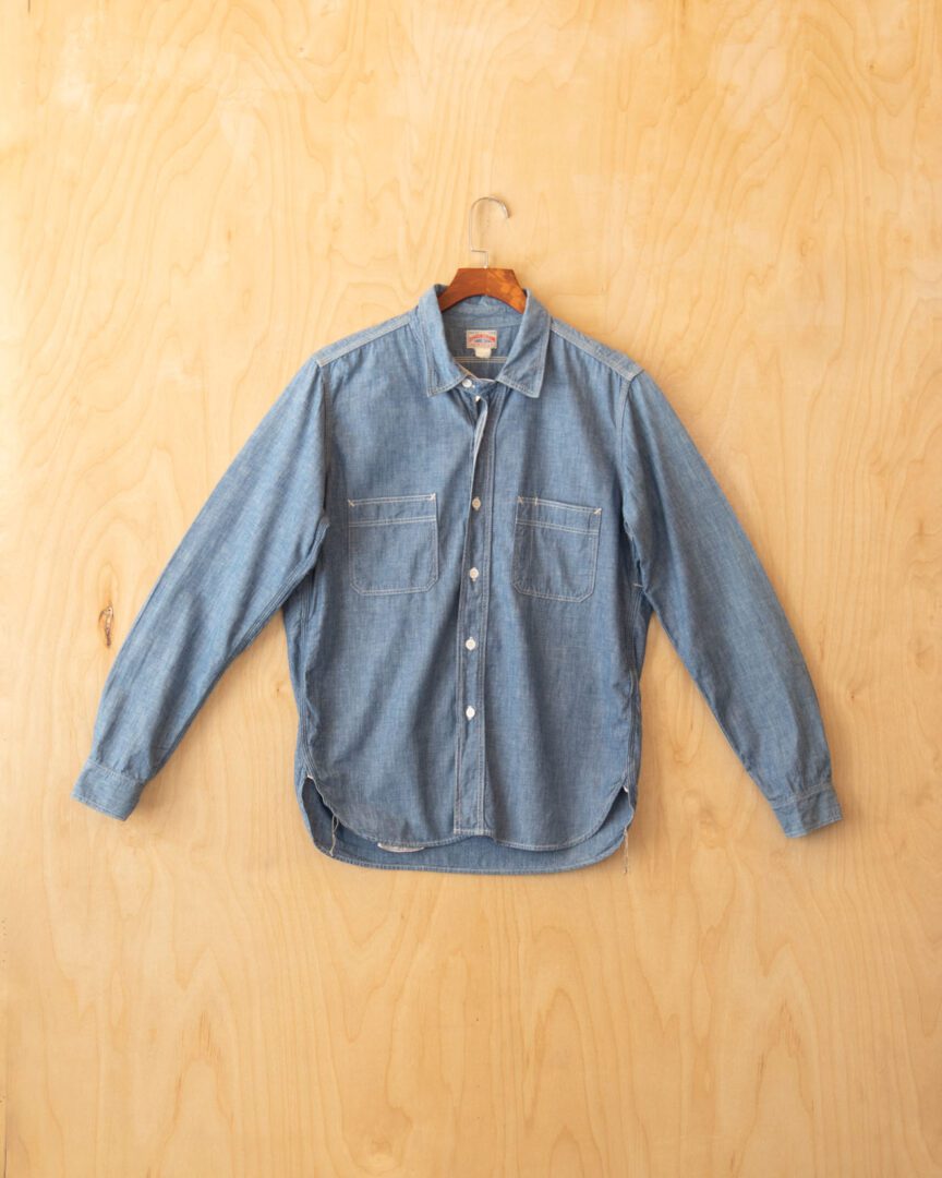 DH | Joe McCoy Chambray Shirt (M, Navy)