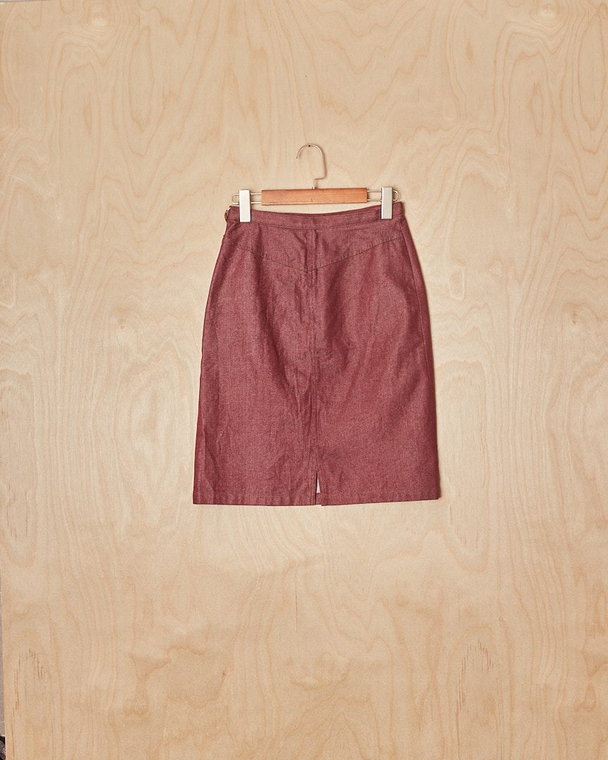 DH | Comme Ca Ism Skirt (27, Burgundy)