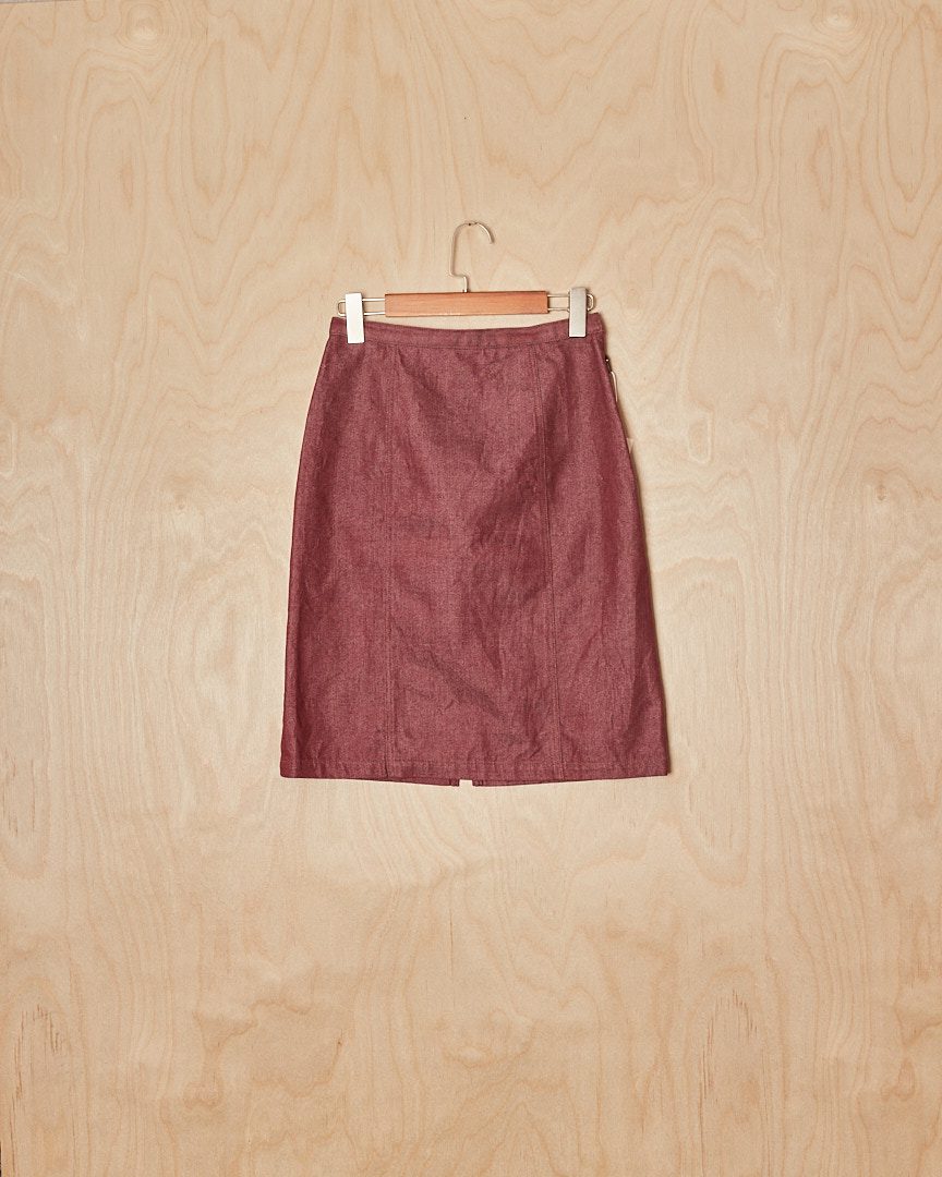 DH | Comme Ca Ism Skirt (27, Burgundy)