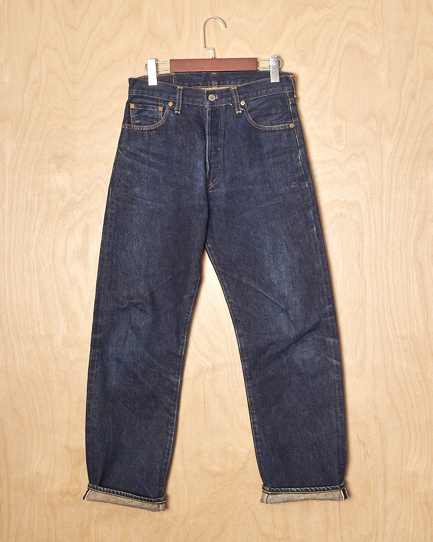 DH | Levis 501 Selvedge Denim Pants (30, Raw Indigo)