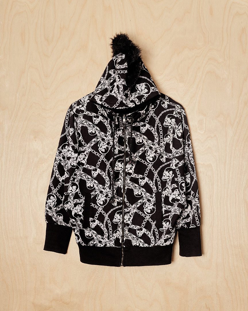 DH | Vida Rose Skull Hoodie (M, Black)