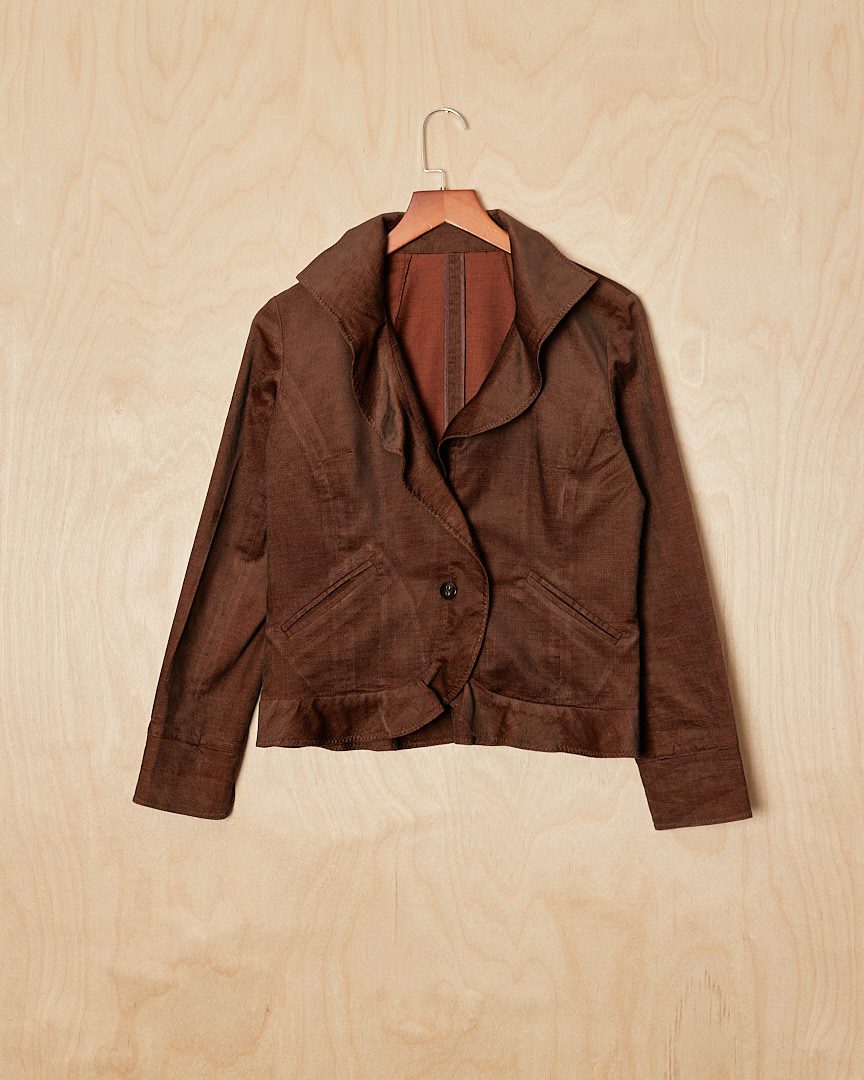 DH | Gianni Lo Giudice Blazer Jacket (S , Brown)