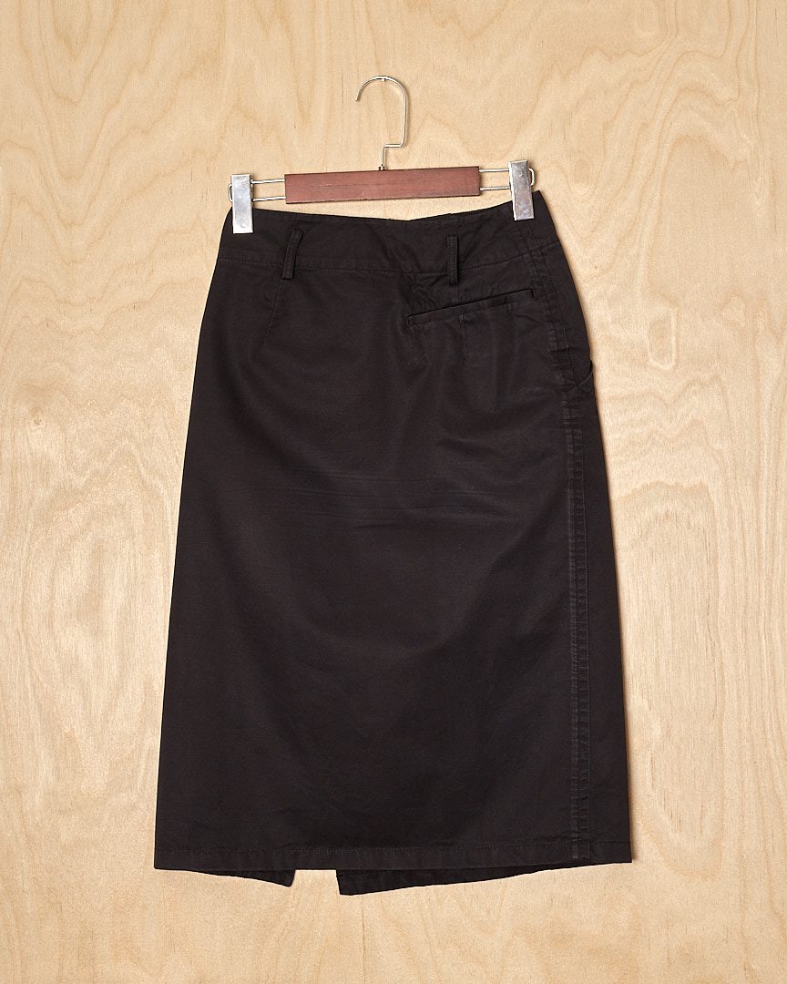 DH | Uniqlo X Jil Sander Long Skirt  (27, Black)