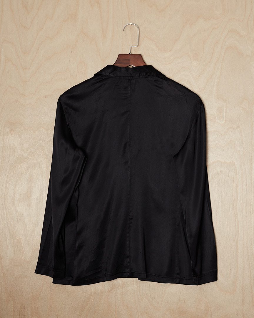 DH | Trussardi Action Satin LS Shirt (M , Black)