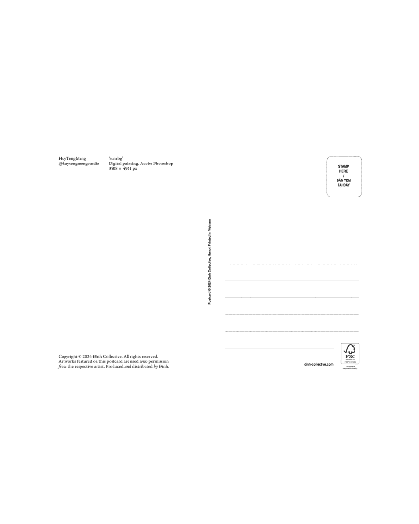 Dinh Collective | Postcard Huy Teng Meng Studio - Ball (OS, N/A)