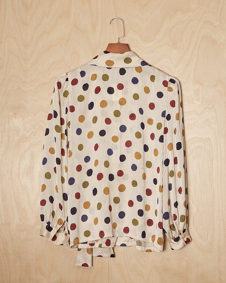 DH | Leilian LS Shirt  (M, Polka Dots)