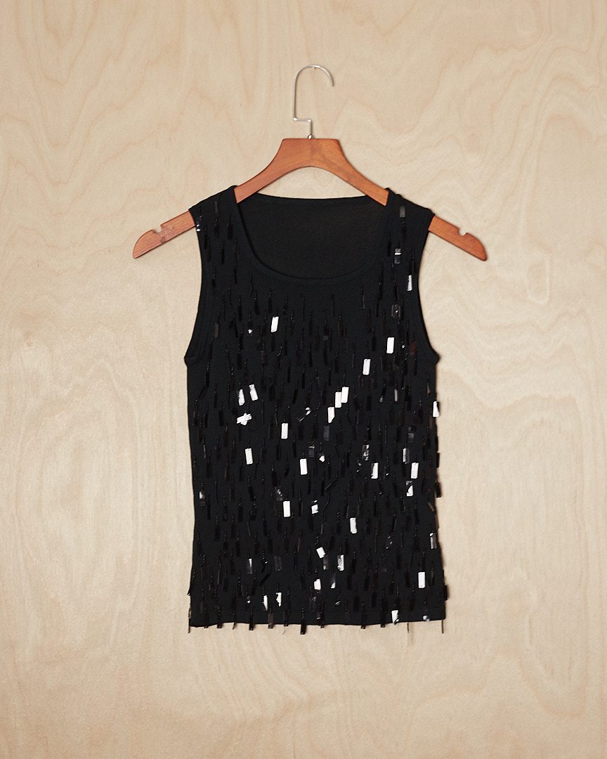 THUC | Sleeveless Top (S, Black)