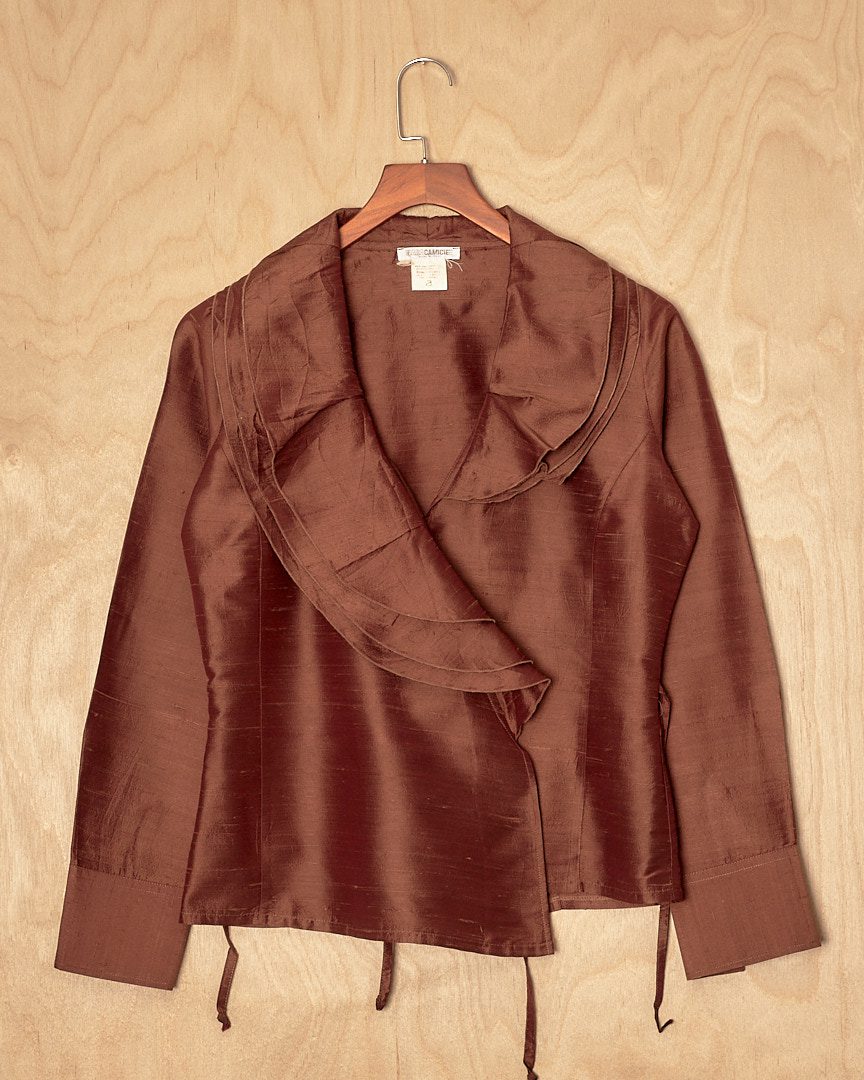 DH | Nara Camicie Laces Closure Blazer (M, Brown)