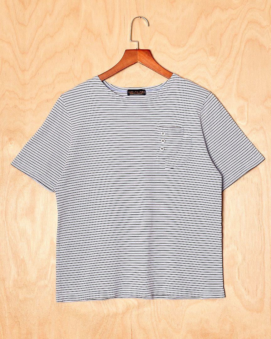 13 | Mon Ma Mes SS T-Shirt (M, Stripe)