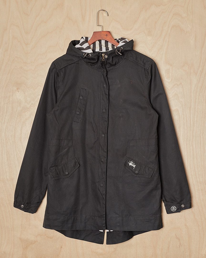 13 | Stussy Parka Coat (S, Black)