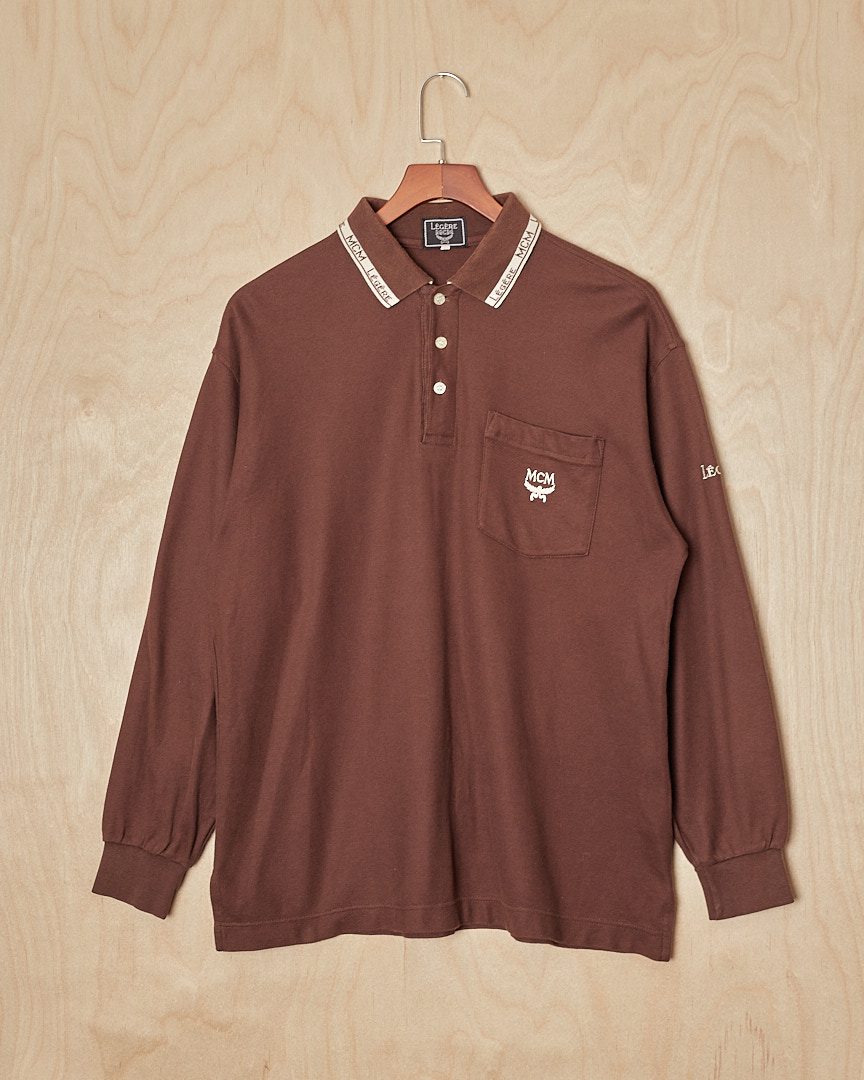 13 | MCM LS Polo (L, Brown)