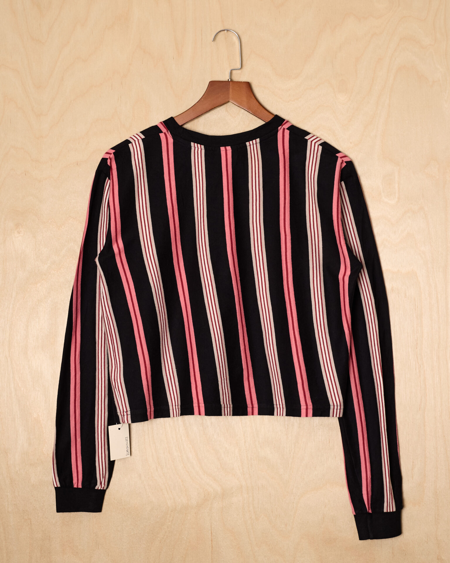 DH | Stussy Crop LS T-Shirt (M, Stripe)