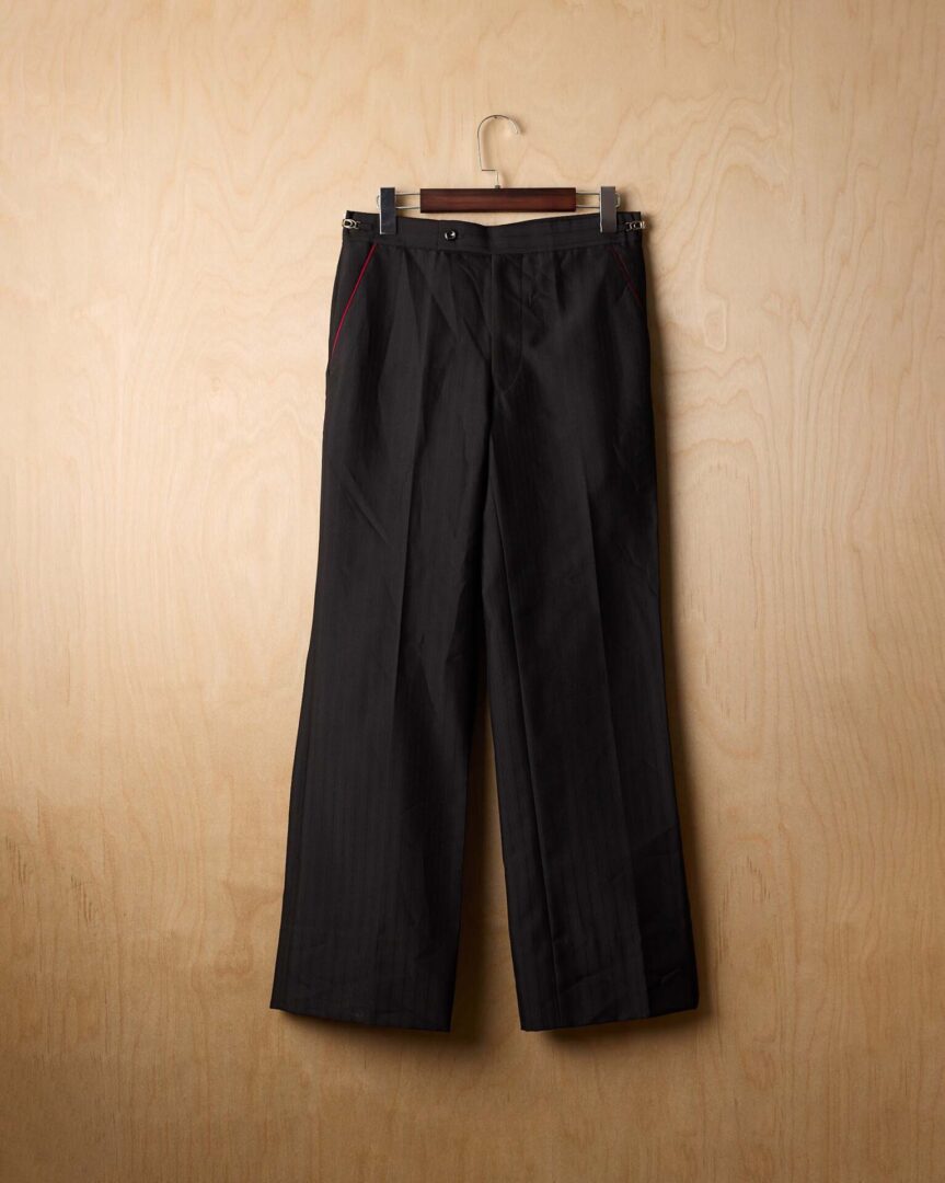 DH | Vintage Japanese Pinstripe Trousers (28, Black)