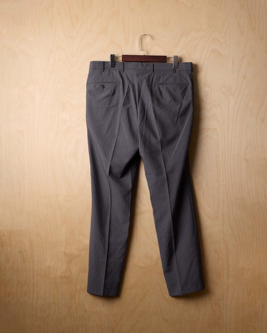 DH | VIntage Pinstripe Japanese Trousers (36, Grey)