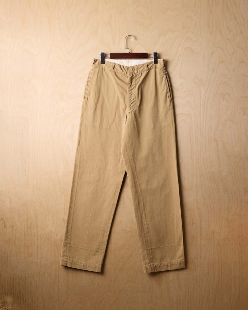 Vintage Officer Pants (30, Beige )