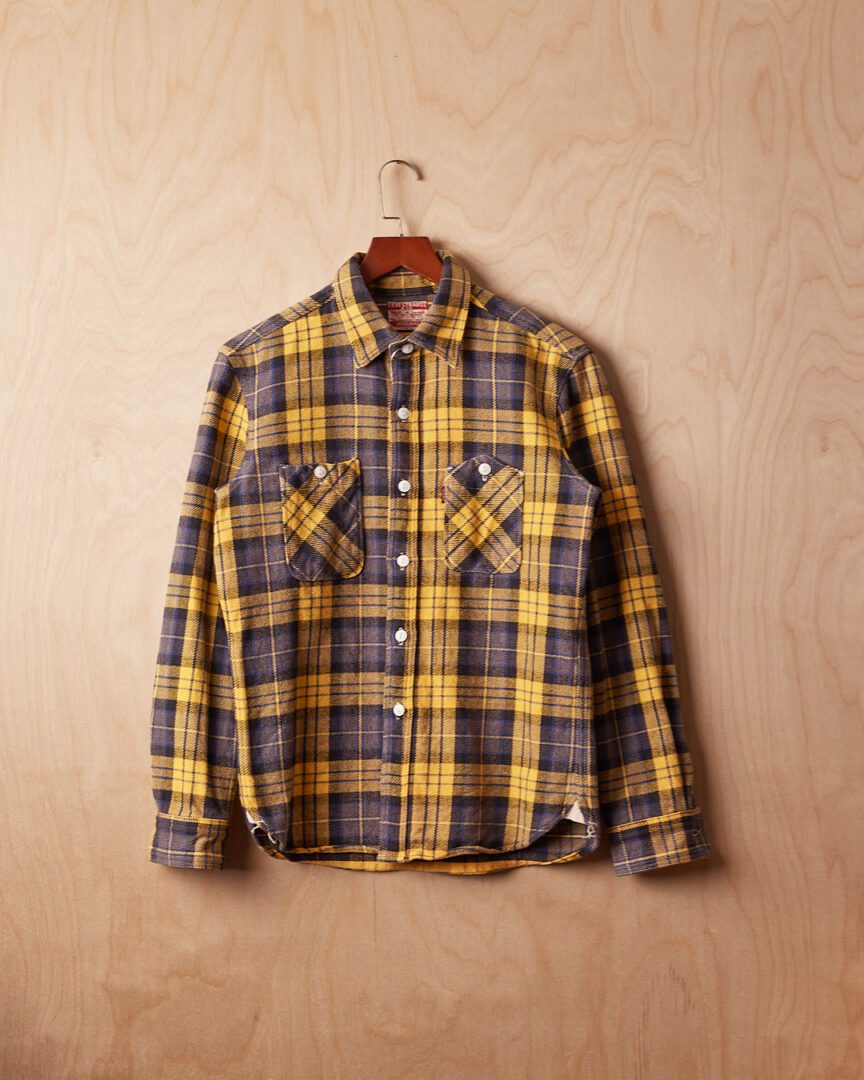 DH | Levis Flannel (M, Yellow/Navy)