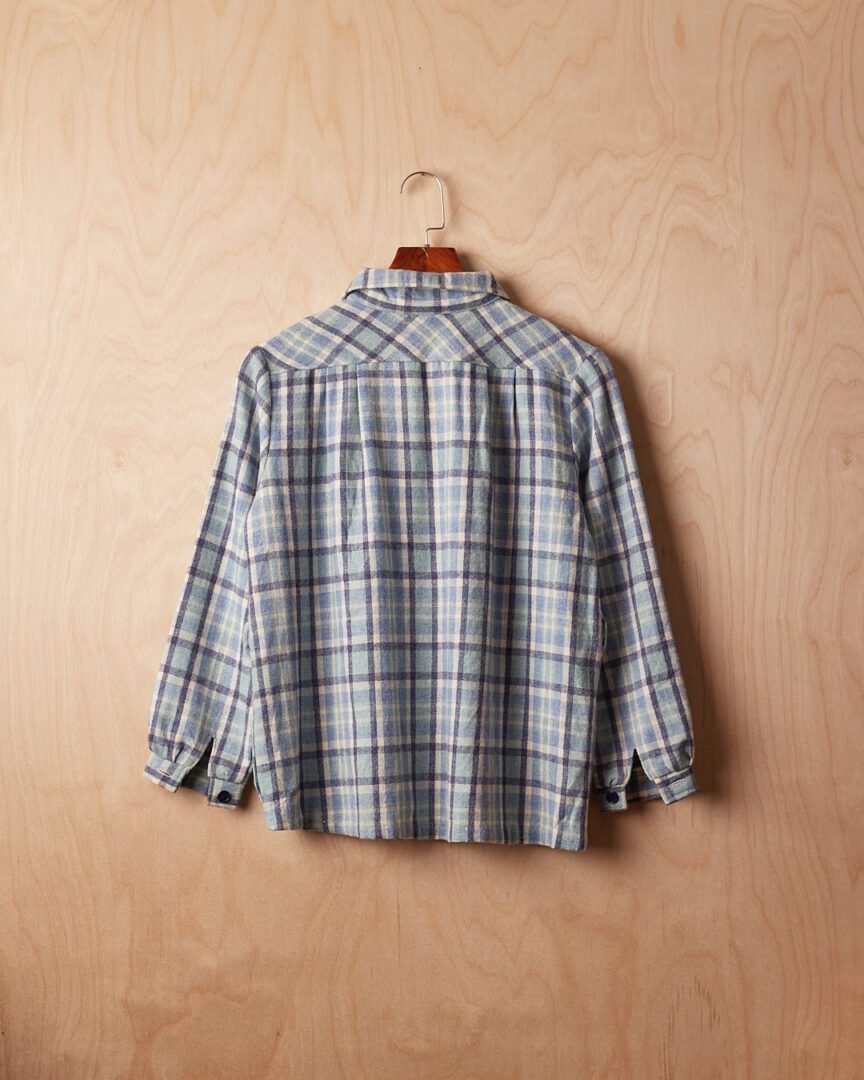 DH | Love Shine Wool Zip Flannel (M, Blue)