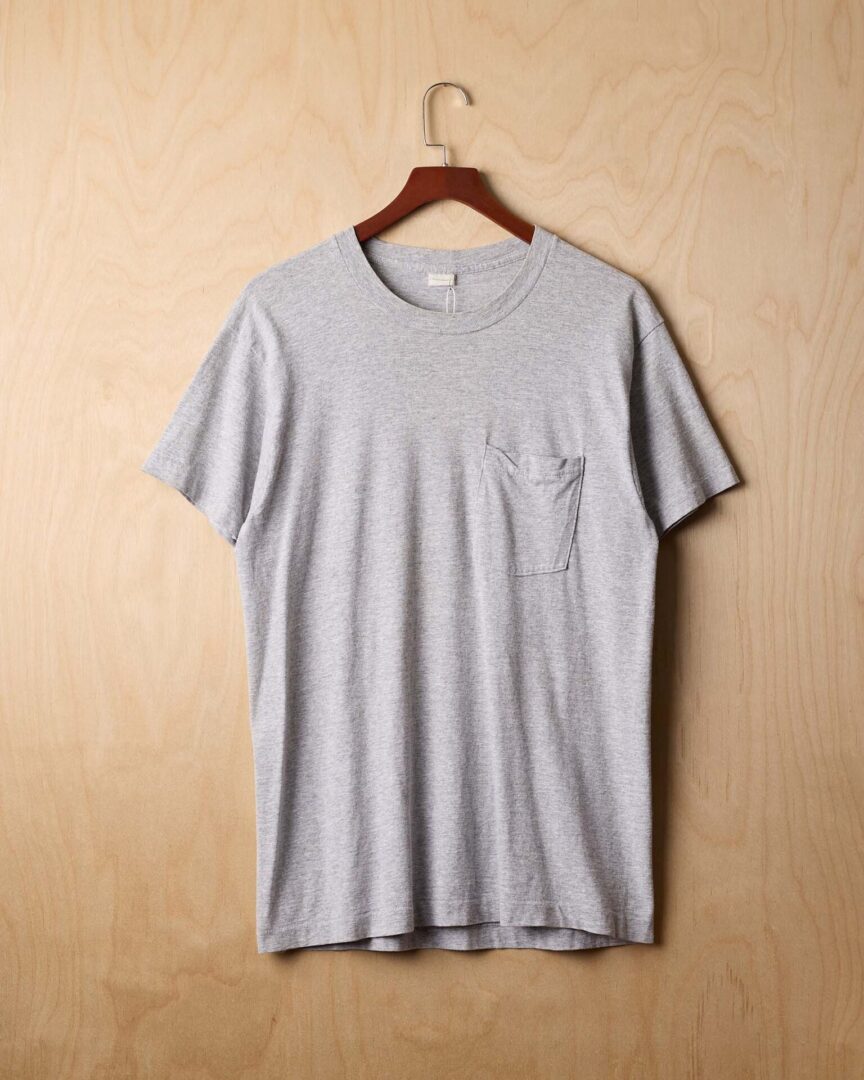 Pocket T-shirt (M, Grey)