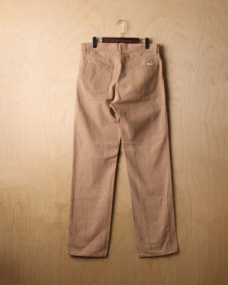 Sisley Plaid Pants (34, Brown)