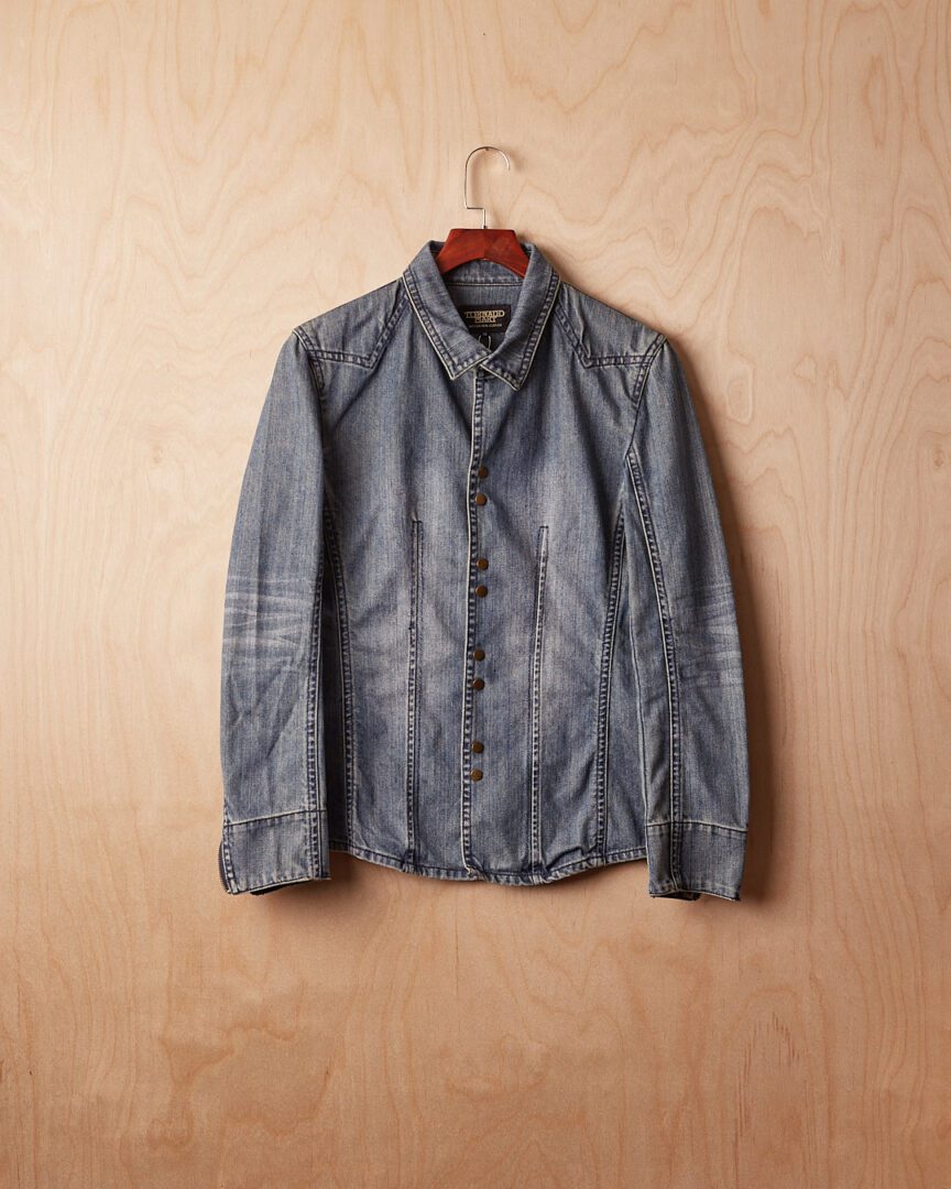 DH | Tornado Mart Heavy Denim LS Shirt (M, Blue)